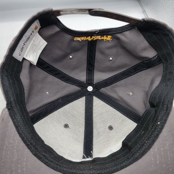 Carhartt Gray Work Wear Hat Cap Adjustable Lightweight Outdoors Casual - Picture 7 of 9